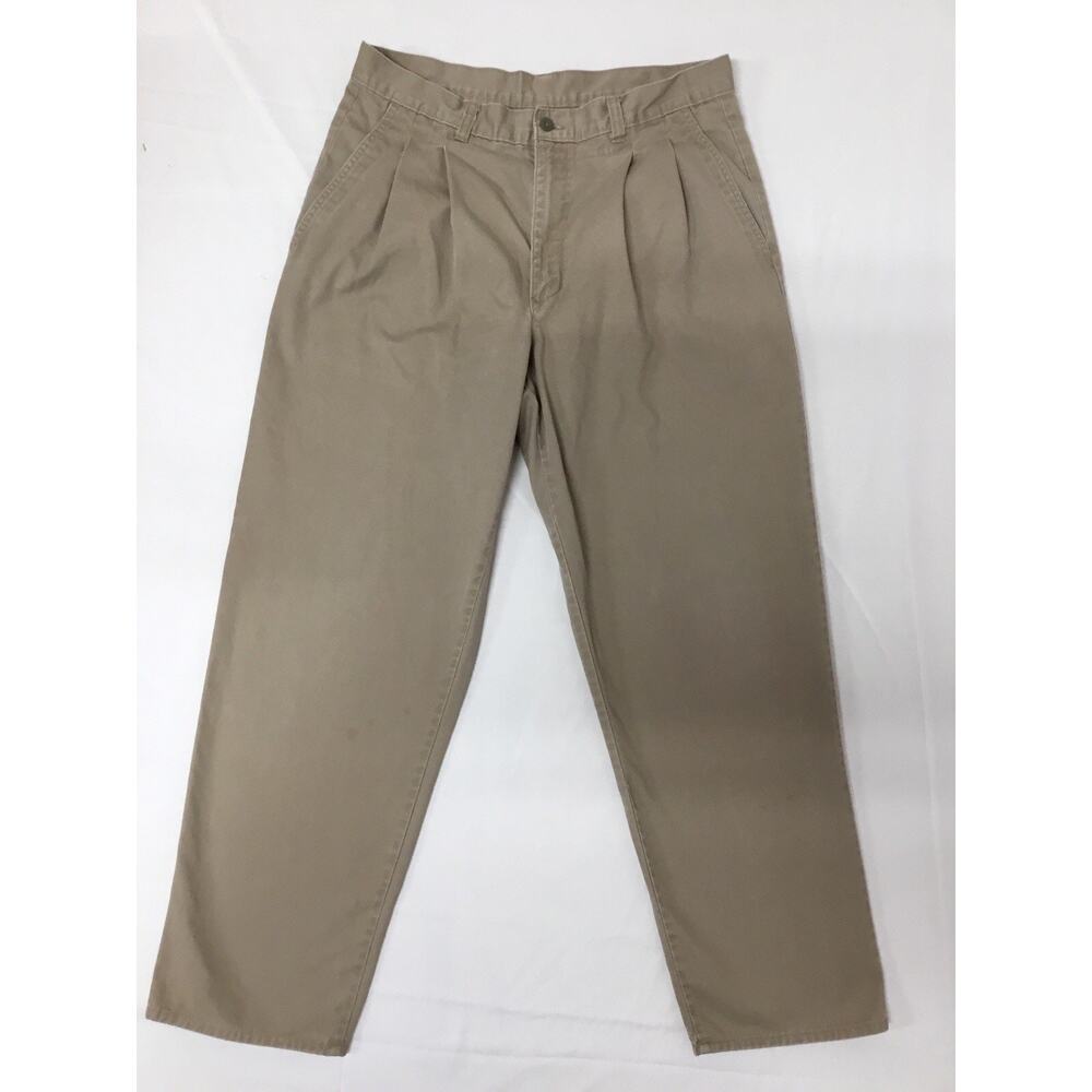 Vintage Britannia Work Pants Men’s W34 L30 Khaki USA Made 90s Utility Skate